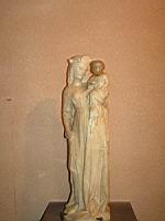 Statue de la Vierge au sourire, pierre, XIVeme, Musee de Carcassonne (2)
